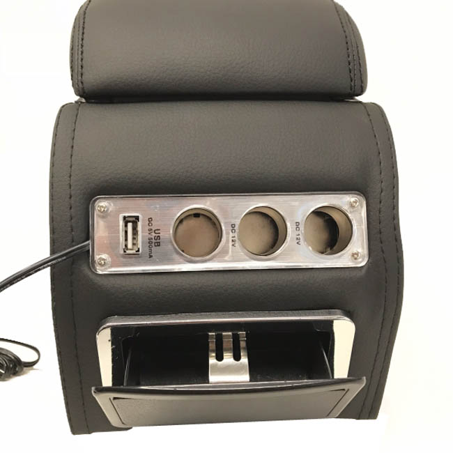 ΚΟΝΣΟΛΑ ΜΑΥΡΗ ΜΕ USB ΦΟΡΤΙΣΤΗ & ΔΙΕΘΝΗ ΒΑΣΗ - Image 2