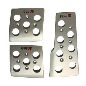 Πεντάλ Αλουμινίου Universal Type-R 2407 Ασημί Σετ 3 Τεμάχια