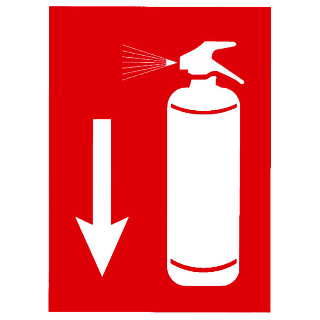 Πινακίδα Pvc “Θέση Πυροσβεστήρα” 17.5x25cm 1Τμχ