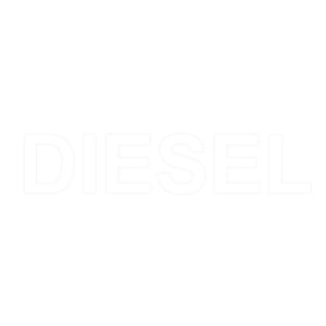 Αυτοκόλλητο Σήμα “Diesel” Λευκό 7×1.5cm 1Τμχ