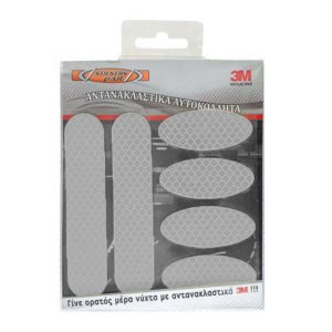 24772-2-antan-kit-ashmi-12×12-autogs_650 Αυτοκόλλητα Αντανακλαστικά Κιτ 3M Ασημί 12x12cm 6Τμχ