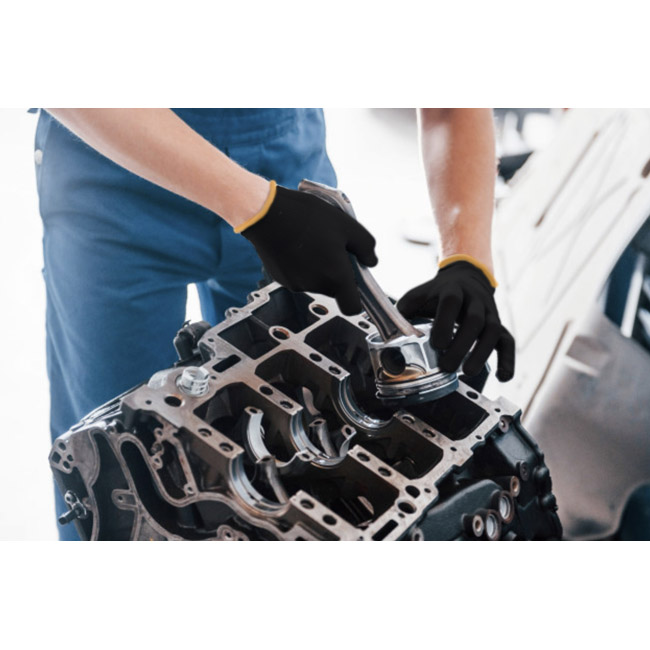 Γάντια Εργασίας Πολυεστέρα -/ PU No9 - Large Μαύρα 2 Τεμάχια - Image 3