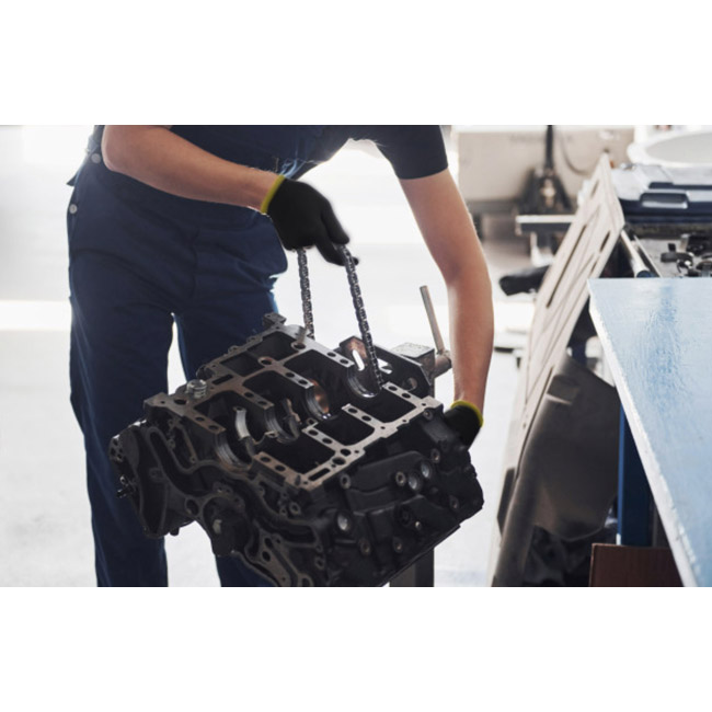 Γάντια Εργασίας Πολυεστέρα -/ PU No11 - XXLarge Μαύρα 2 Τεμάχια - Image 4