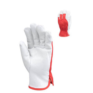 Γάντια Εργασίας Pvc Με Μανσέτα No10 – XL Ασπρο-Κόκκινο 2 Τεμάχια