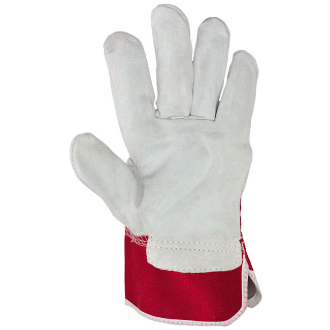 Γάντια Δερματοπάνινα Από Δέρμα Μόσχου 01.00042 - Image 2