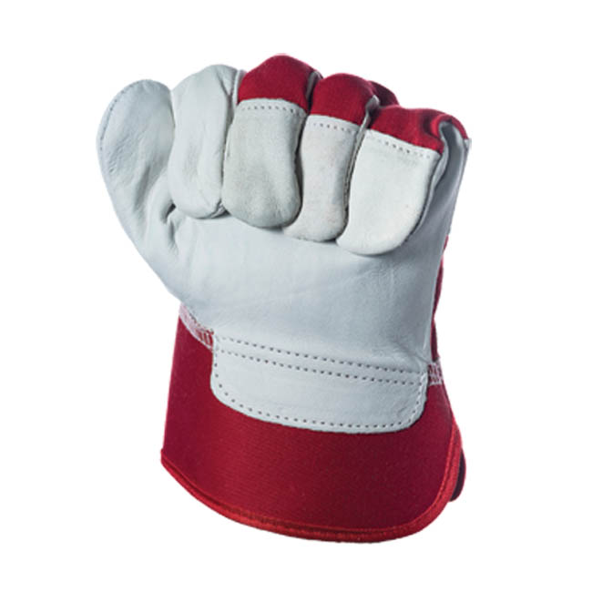 Γάντια Δερματοπάνινα Από Δέρμα Μόσχου 01.00042 - Image 3