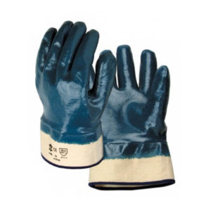 Γάντια Νιτριλίου Πετρελαίου Pvc No11 – XL Μπλε 27 cm 2 Τεμάχια