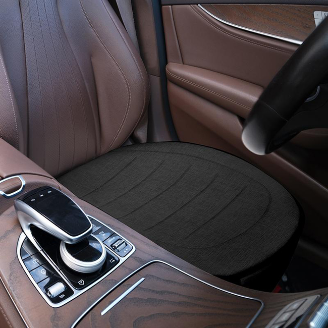 Προστατευτικό Καθίσματος (Κάτω) Με Μπροστινή Τσέπη Otom Από Λινό Ύφασμα Μαύρο CΒLΜ-101 1 Τεμάχιο - Image 4