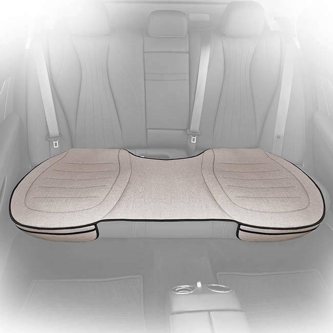 Προστατευτικό Καθίσματος Πίσω Θέσεων (Κάτω) Με Μπροστινές Τσέπες Otom Από Λινό Ύφασμα Μπεζ CRLN-103 1 Τεμάχιο - Image 7
