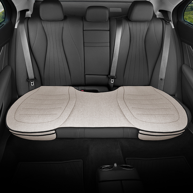 Προστατευτικό Καθίσματος Πίσω Θέσεων (Κάτω) Με Μπροστινές Τσέπες Otom Από Λινό Ύφασμα Μπεζ CRLN-103 1 Τεμάχιο - Image 6