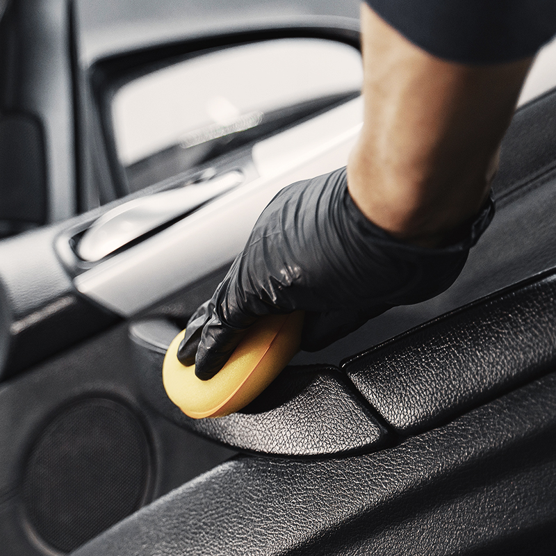 Σφουγγάρια Γυαλίσματος Detaling Pro Feral Applicator Pad Κίτρινο 12,5cm 2 Τεμάχια - Image 3