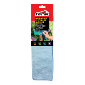 Πετσέτα Microfiber Feral Για Τα Τζάμια Επαγγελματική 40x40cm 1 Τεμάχιο