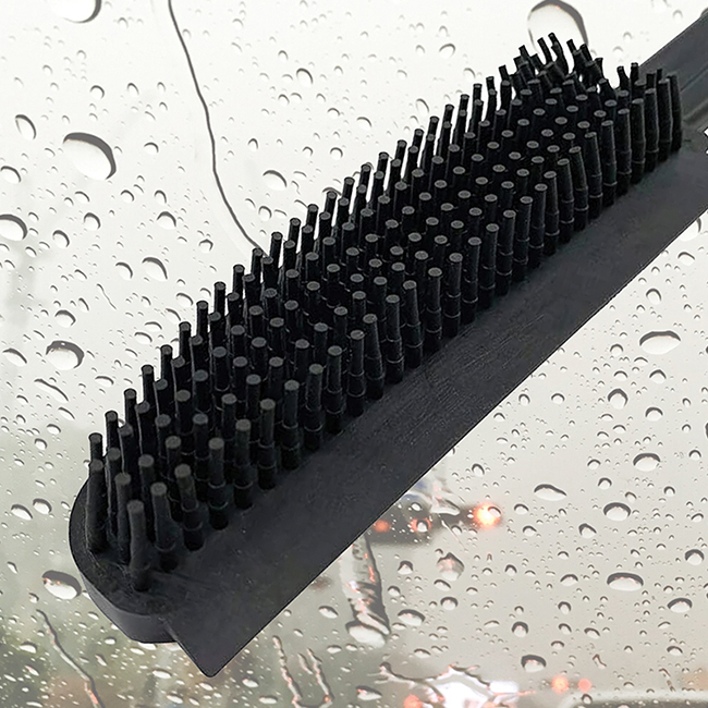 Βούρτσα Καθαρισμού Λαστιχένια Για Τρίχες / Χειροκαθαριστήρας Τζαμιών Σιλικόνης 2in1 Feral Detailing Pro 25x5cm 1 Τεμάχιο - Image 3