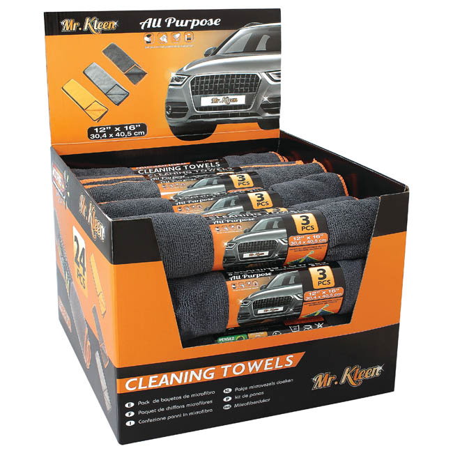 Πετσέτα Microfiber Μr Κleen KLIN621 30.4x40.5cm Ρολό 3 Τεμαχίων - Image 6