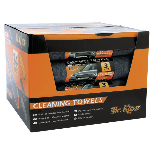 Πετσέτα Microfiber Μr Κleen KLIN621 30.4x40.5cm Ρολό 3 Τεμαχίων - Image 8