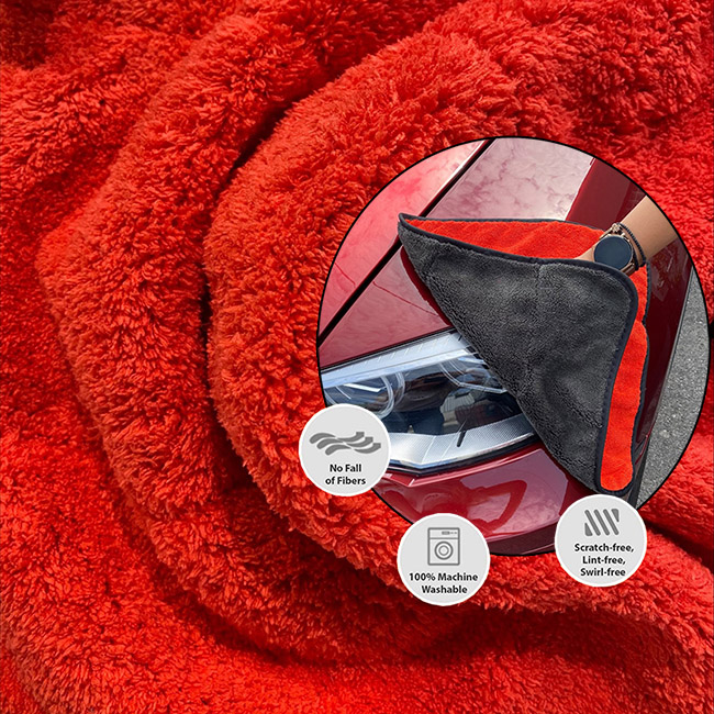 Πετσέτα Microfiber Feral Detailing Pro 38x38cm 1 Τεμάχιο - Image 7