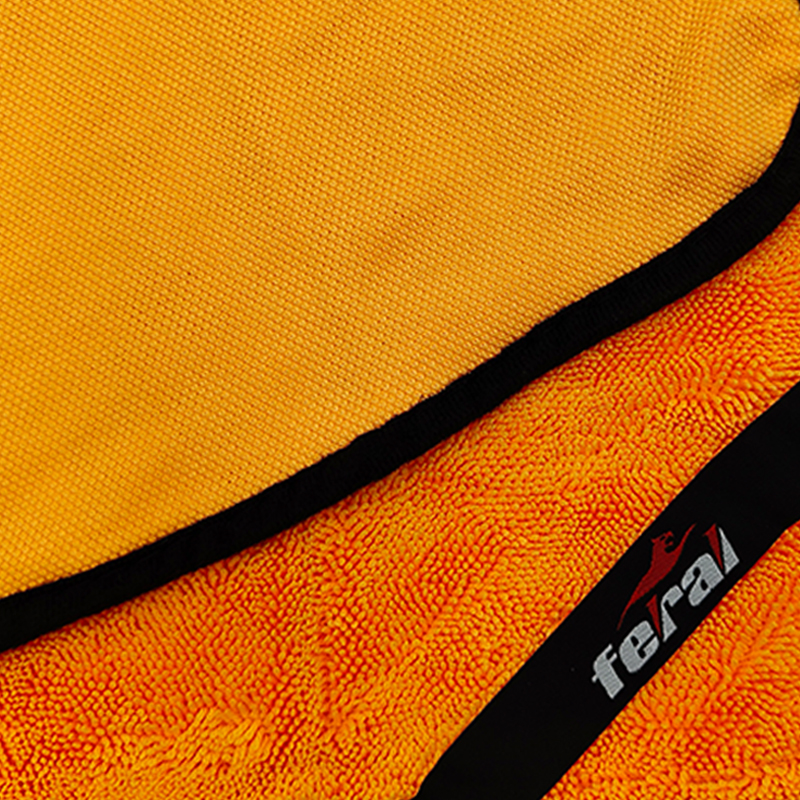 Πετσέτα Microfiber Feral Detailing Pro Heavyweight 60x90cm 600gsm Πορτοκαλί 1 Τεμάχιο - Image 3