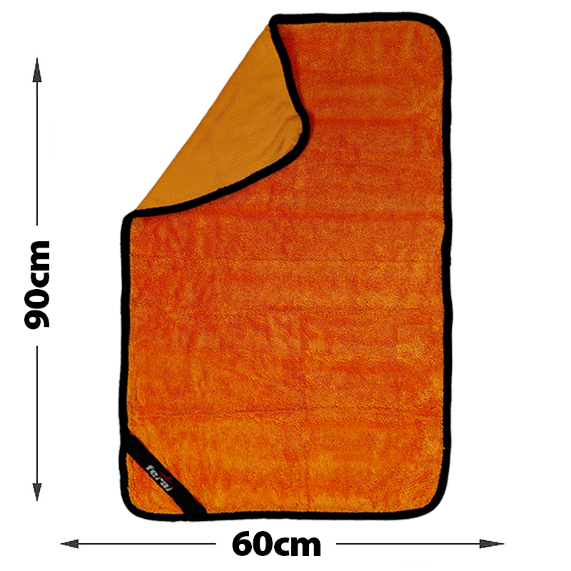 Πετσέτα Microfiber Feral Detailing Pro Heavyweight 60x90cm 600gsm Πορτοκαλί 1 Τεμάχιο - Image 4