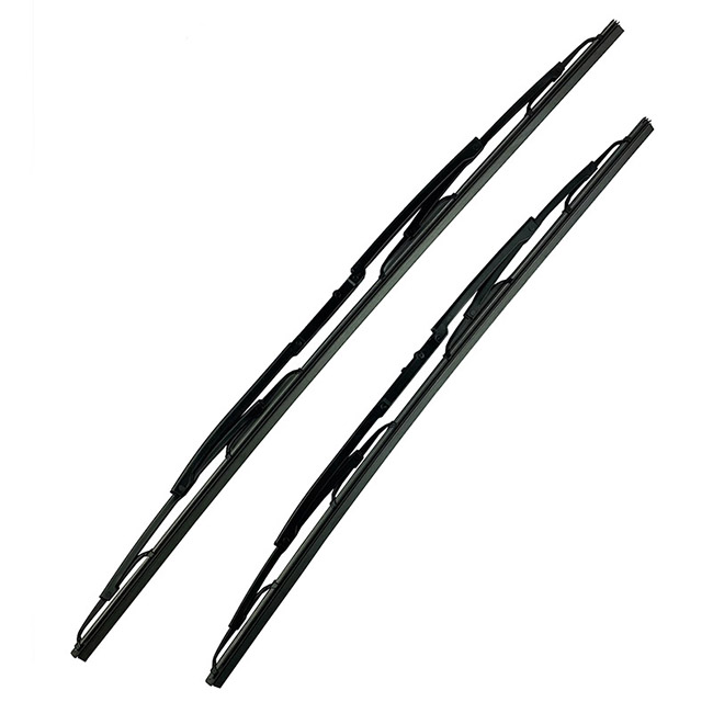 Υαλοκαθαριστήρες Μάκτρα Μαρκέ Μεταλλικοί Με Γραφιτούχο Λάστιχο Κιτ 2 τεμαχίων 65cm + 55cm 26″+22″ Autogs