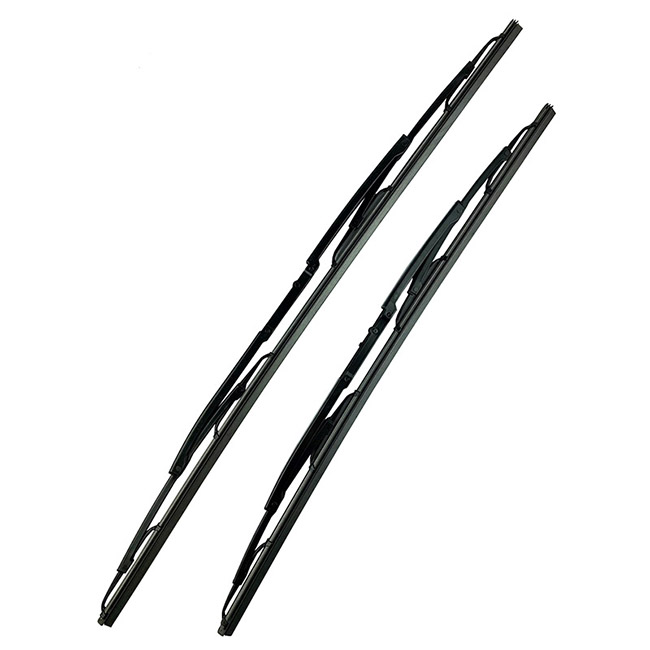 Υαλοκαθαριστήρες Μάκτρα Μαρκέ Μεταλλικοί Με Γραφιτούχο Λάστιχο Κιτ 2 τεμαχίων 65cm + 55cm 26"+22" Autogs - Image 2
