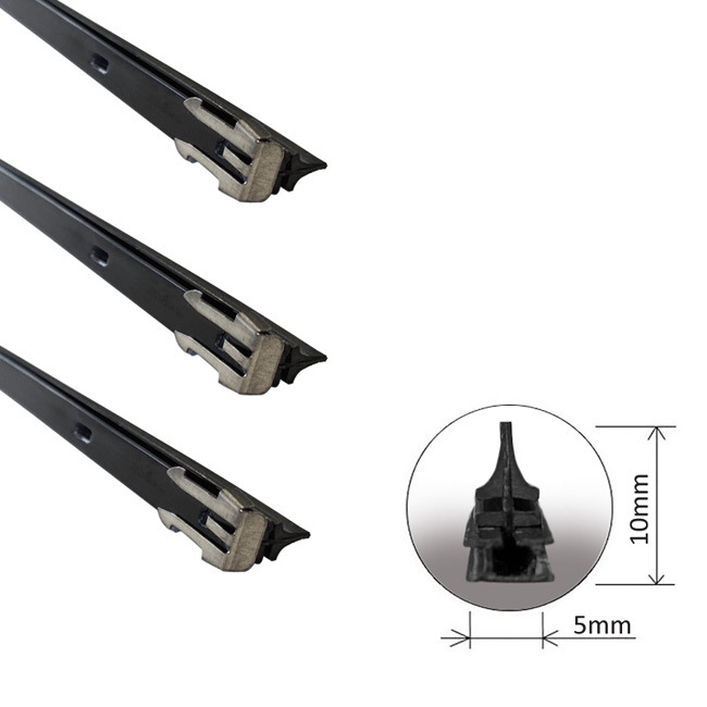 Λάστιχο Υαλοκαθαριστήρα Ανταλλακτικό 60cm 24" 6.5mm Με Πλαστικό 1 Τεμάχιο - Image 2