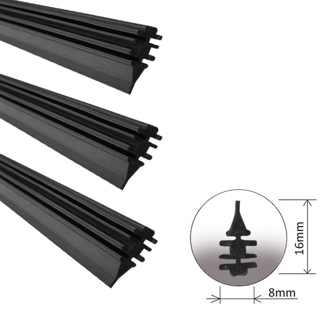 Λάστιχο Υαλοκαθαριστήρα Ανταλλακτικό 90cm 36" 8.5mm Λάστιχο Φορτηγού-Λεωφορείου 1 Τεμάχιο - Image 2