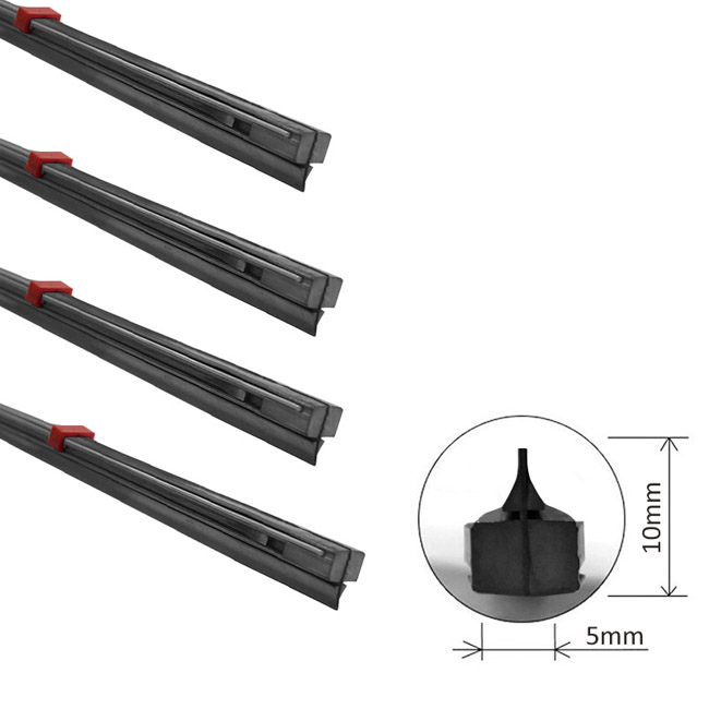 Λάστιχο Υαλοκαθαριστήρα Ανταλλακτικό 70cm 28" 8mm Τύπου Bosch Στενό Με Λαμάκια 1 Τεμάχιο - Image 3