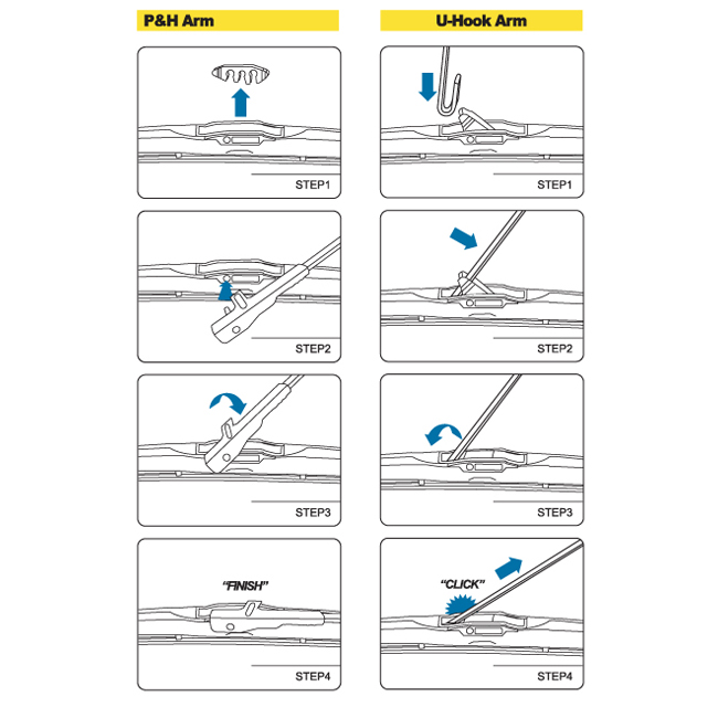 Υαλοκαθαριστήρας Feral Hybrid 20'' / 51cm 1 Τεμάχιο - Image 4