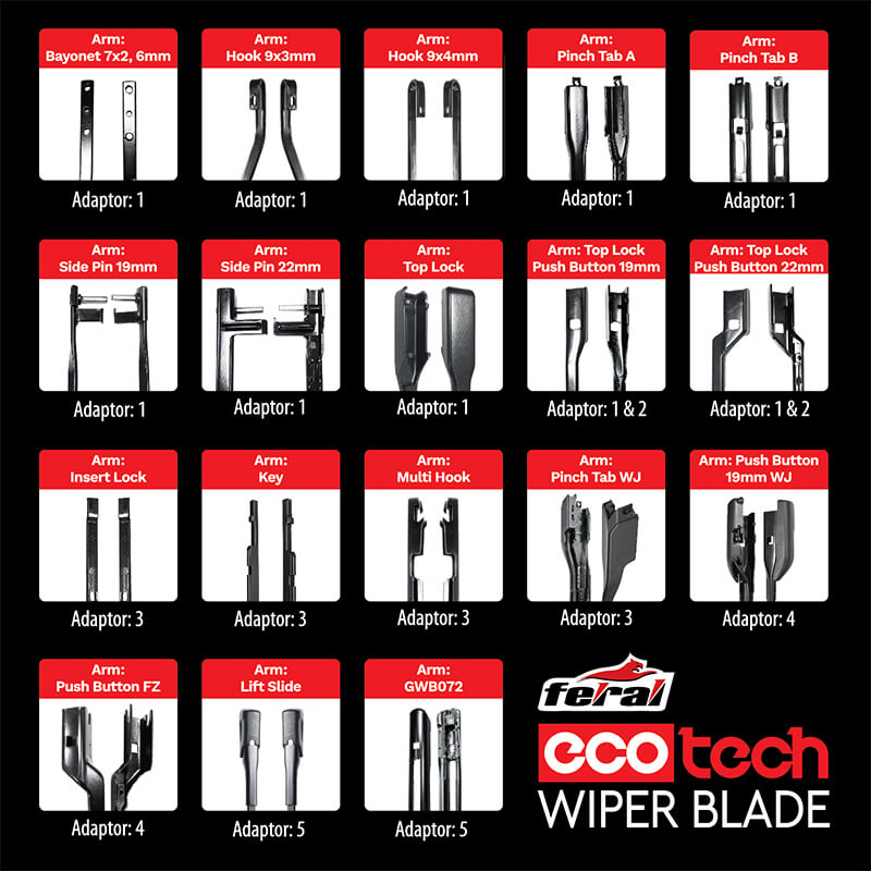 Υαλοκαθαριστήρας Feral Ecotech 16'' / 41cm 1 Τεμάχιο - Image 4