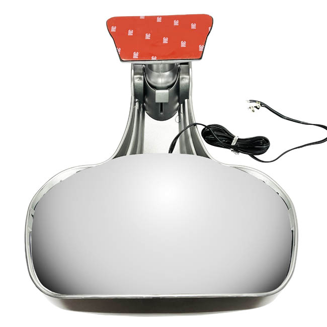 Καθρέπτης Εξωτερικός Με Βάση Για Πίσω Παρπρίζ SL-5022 Σε Ασημί Χρώμα 28.2X38.5cm 1 Τεμάχιο - Image 10