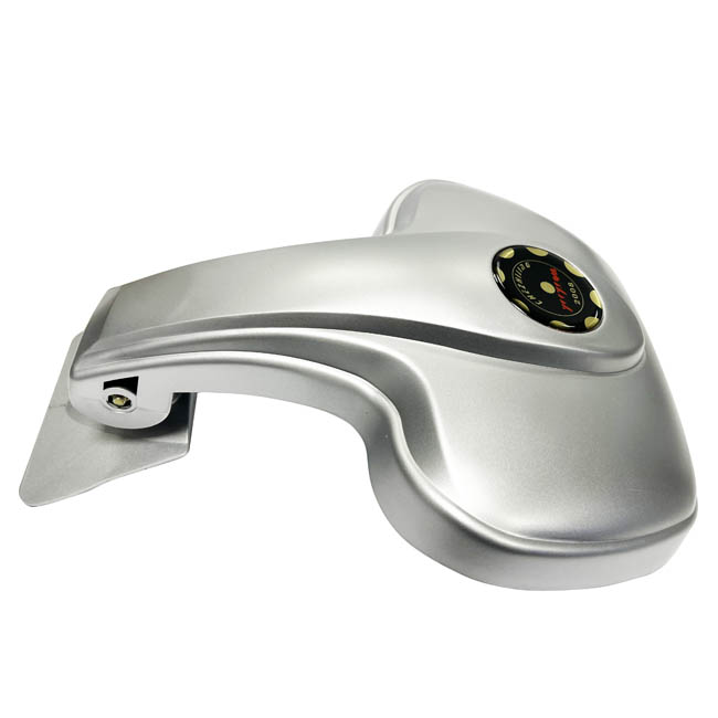 Καθρέπτης Εξωτερικός Με Βάση Για Πίσω Παρπρίζ SL-5022 Σε Ασημί Χρώμα 28.2X38.5cm 1 Τεμάχιο - Image 2