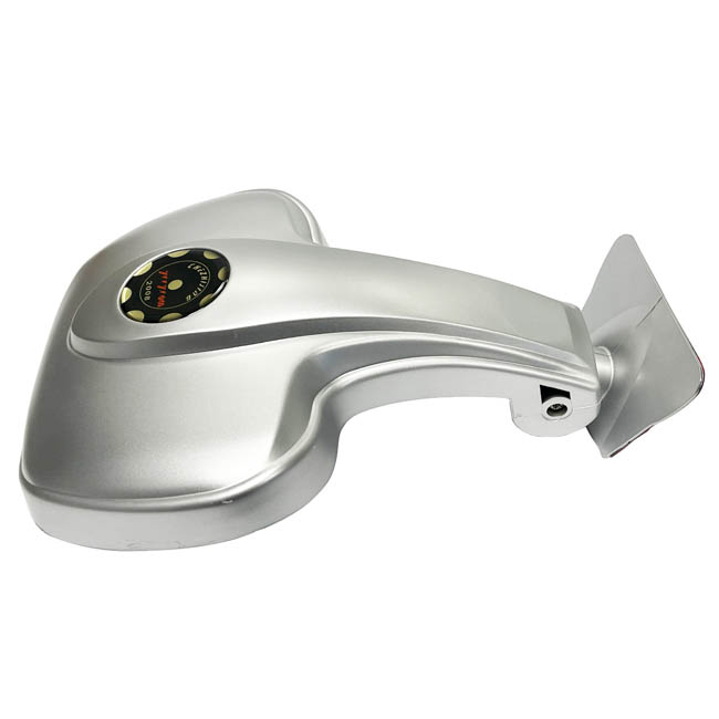 Καθρέπτης Εξωτερικός Με Βάση Για Πίσω Παρπρίζ SL-5022 Σε Ασημί Χρώμα 28.2X38.5cm 1 Τεμάχιο - Image 7