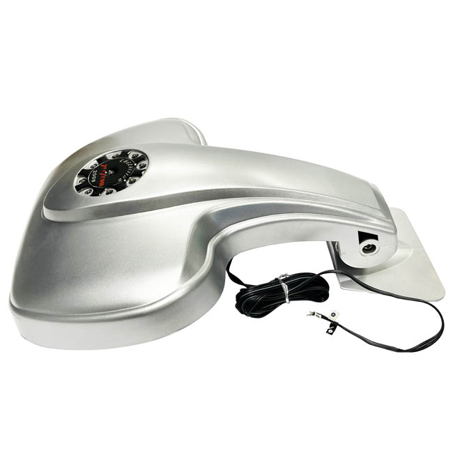 Καθρέπτης Εξωτερικός Με Βάση Για Πίσω Παρμπρίζ SL-5023 Σε Ασημί Χρώμα Με Μπλε Led 1 Τεμάχιο - Image 10