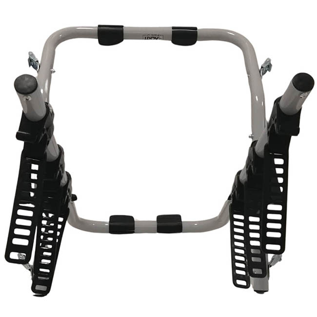 RACKIT RK004G Μπάρα / Βάση Ποδηλάτων Πορτ Παγκάζ 3 θέσεων Γκρι - Image 3