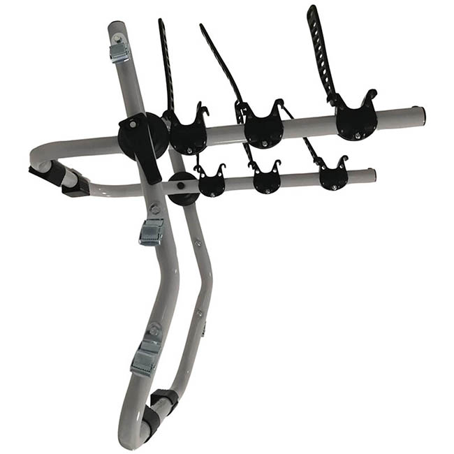 RACKIT RK004G Μπάρα / Βάση Ποδηλάτων Πορτ Παγκάζ 3 θέσεων Γκρι - Image 4