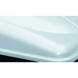 Μπαγκαζιέρα Οροφής Αυτοκινήτου Free 420lt Λευκή Γυαλιστερή Με Διπλό Άνοιγμα Και Τοποθέτηση Quick Fix