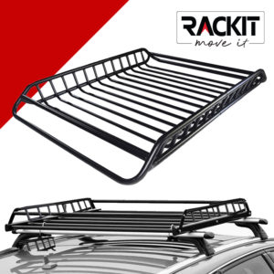 Σχάρα Οροφής Αυτοκινήτου (Καλάθι) Rackit Μεταλλική Μαύρη 127x96cm 1 Τεμάχιο