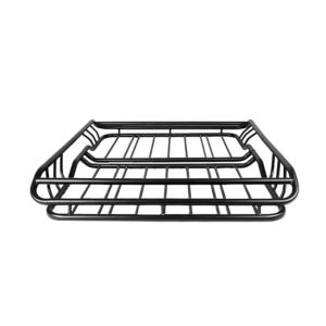 Σχάρα Οροφής Αυτοκινήτου (Καλάθι) Μεταλλική Universal Διπλή Μαύρη 127x96cm