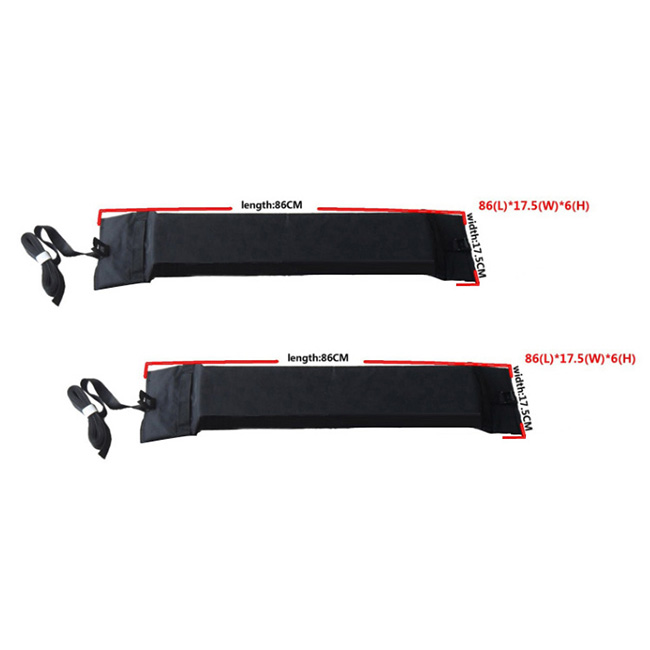 Υφασμάτινες Μπάρες Οροφής / Σχάρα Universal Για Κανό & Kayak "Soft Rack" Medium 86 x 17,5 x 6cm Oxford Cloth K-2300-60D 2 Τεμάχια - Image 2