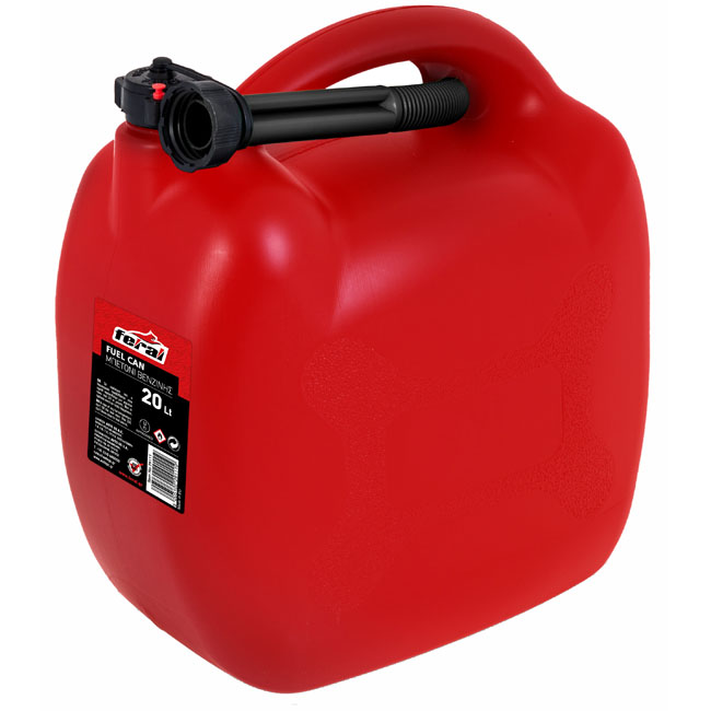 Μπετόνι – Δοχείο Καυσίμων Πλαστικό Κόκκινο 20lt Feral 1 Τεμάχιο