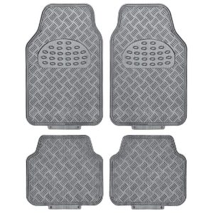 Πατάκια Αυτοκινήτου Αλουμινίου Universal Carbon 4 Τεμάχια