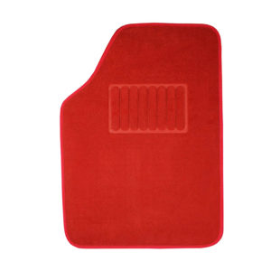 Μοκέτες Αυτοκινήτου Luxury Κόκκινες 5Τμχ