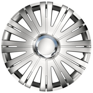 Τάσια Αυτοκινήτου Active Ασημί Με Δαχτυλίδια Χρωμίου 114717 Rc Cbx 13”