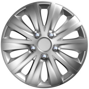 Τάσια ΑυτοκινήτουRapide Ασημί Με Μπουλόνια Χρωμίου 101188 Nc Cbx 15”