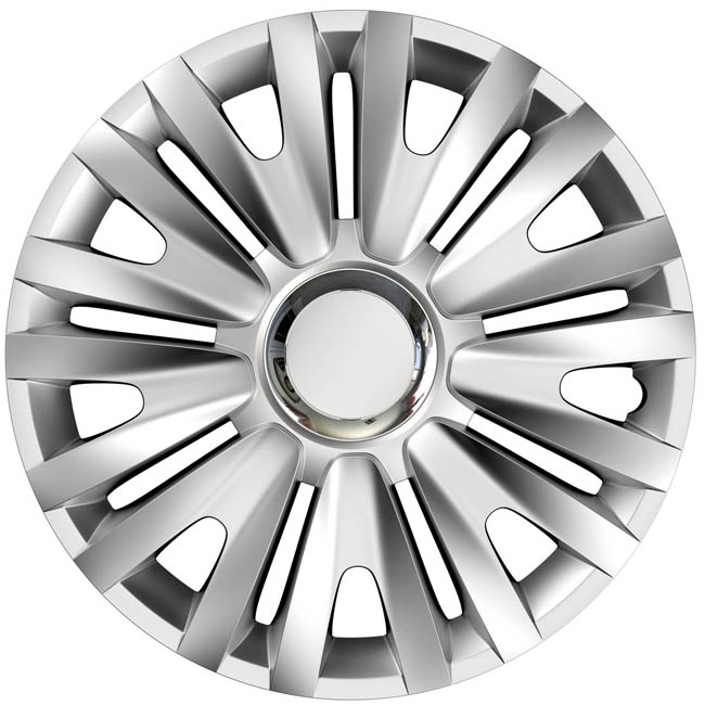 Τάσια Αυτοκινήτου Royal Ασημί Με Δαχτυλίδια Χρωμίου 115257 Rc Cbx 14”