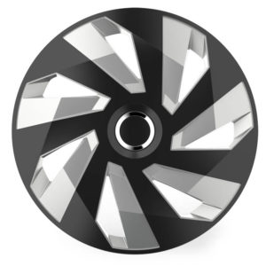 Τάσια Αυτοκινήτου Vector Μαύρα – Ασημί Με Δαχτυλίδια Χρωμίου 105216 Rc Bs Cbx13”