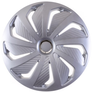 Τάσια Αυτοκινήτου Wind Ασημί Με Δαχτυλίδια Χρωμίου 106749 Rc Cbx 14”