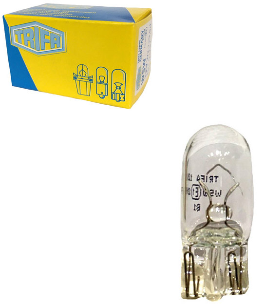 Λάμπα Αυτοκινήτου Trifa Αλογόνου 1732 T10 W5W 12V W2.1x9.5 - Image 2