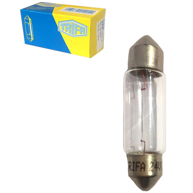 Λάμπα Αυτοκινήτου Trifa Σωληνωτή 1204 C5W 11x36 24V 5W 36mm - Image 2