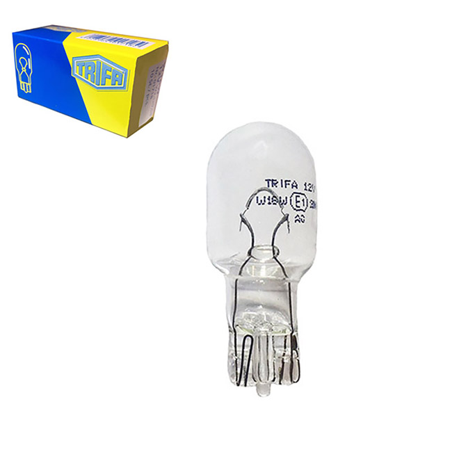 Λάμπα Αυτοκινήτου Trifa Αλογόνου 1718 W16W T16 12V 16W W2.1x9.5D - Image 2